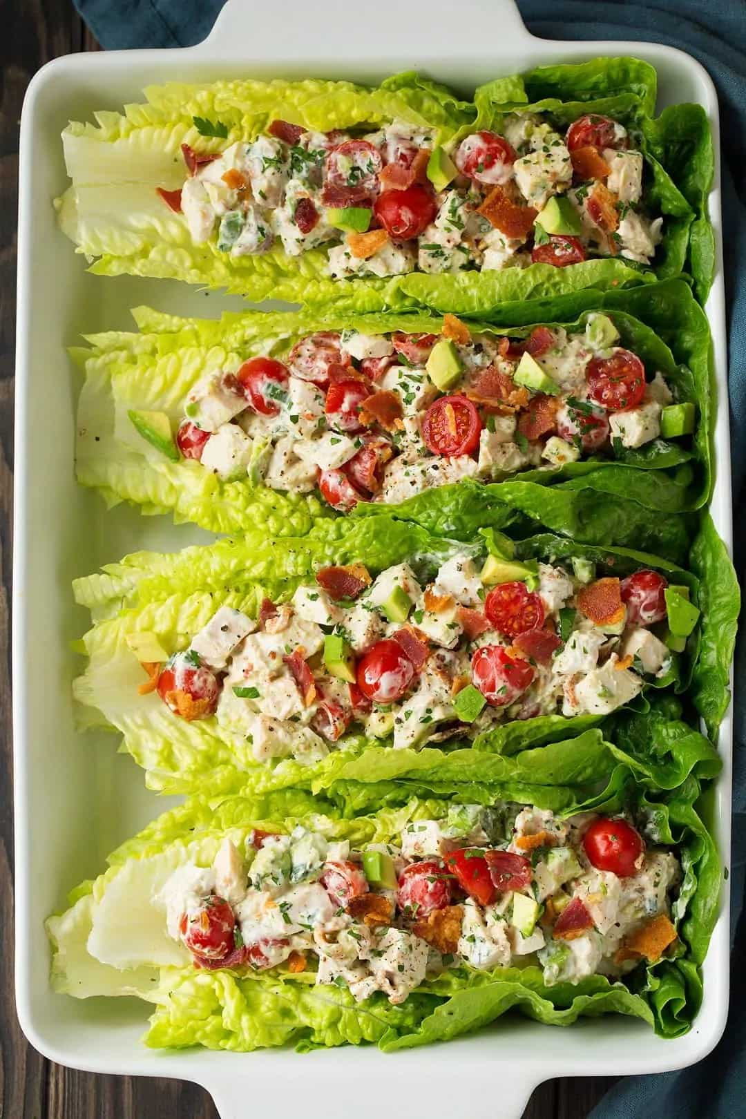 BLT Twist: Low-Carb BLTA Chicken Salad Lettuce Wraps for Any Meal