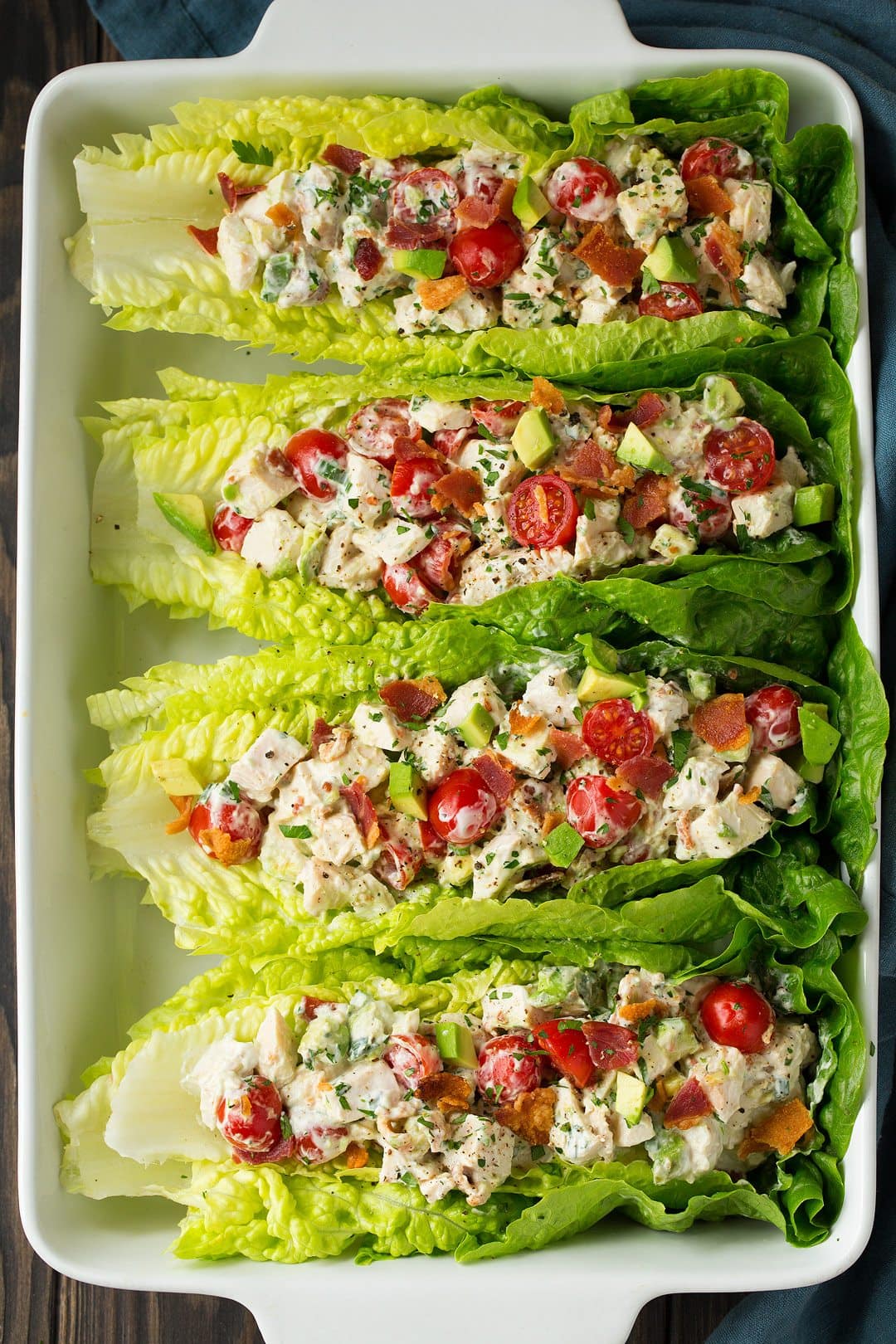 Quick & Healthy: 15-Minute BLTA Chicken Salad Lettuce Wraps